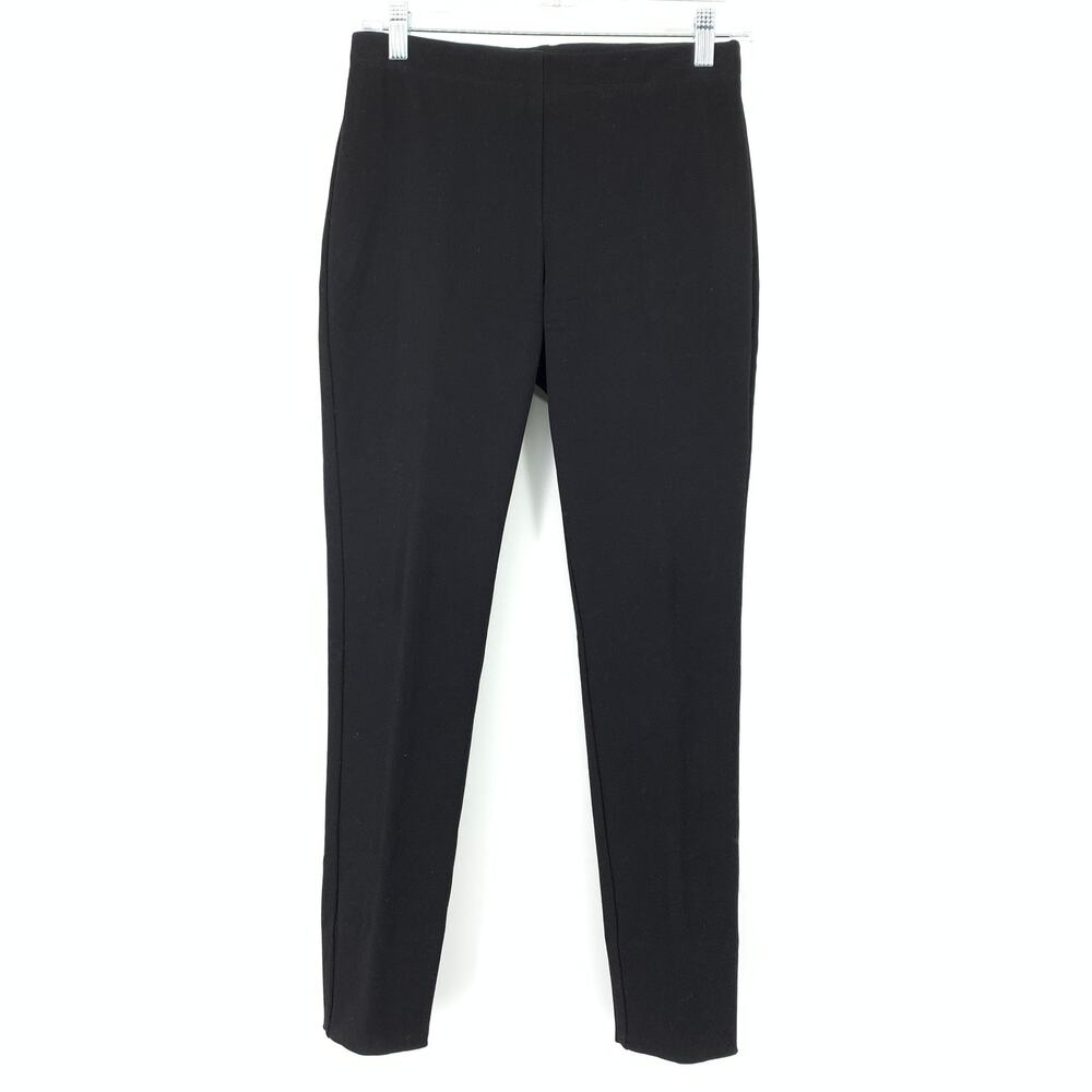 Fifteen Twenty Ankle Length Slit Pants Womens Size XS Black Elastic Waist